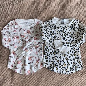 Old Navy girls waffle shirt